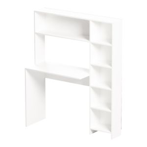 Janson desk with bookshelf in white 113.2x40x141.8 cm