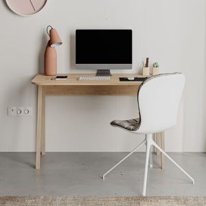 Malia desk in oak color 120x60.5x75cm