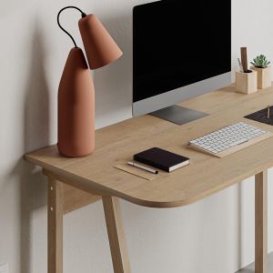 Malia desk in oak color 120x60.5x75cm