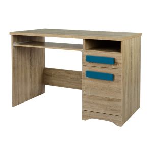 Desk Playroom Sonama-blue handles Hm11154,01 110x55x76,5