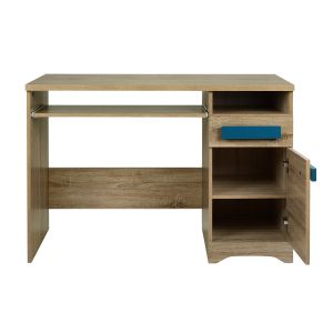Desk Playroom Sonama-blue handles Hm11154,01 110x55x76,5