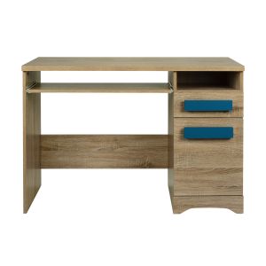 Desk Playroom Sonama-blue handles Hm11154,01 110x55x76,5