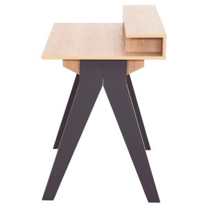 Бюро Rexin Hm18290 меламин в цвят Sonama-сиво 120x19-59x75-85.5hcm..