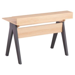 Бюро Rexin Hm18290 меламин в цвят Sonama-сиво 120x19-59x75-85.5hcm..