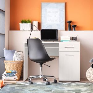 Tales desk, opaque white, 108x50x77cm