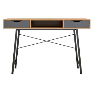 Бюро, орех-сив-черен, 120x48x76,5 Hm2128,03