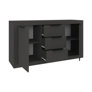 Бюфет Doha в антрацитен цвят 150x45x80.5см