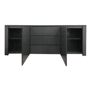 Бюфет Kalya в антрацитен цвят 220x49x89.5см