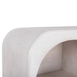 Бюфет Santorini Wood Handyr масивно мангово дърво бял цвят 165x35x75hcm Hm9705