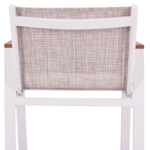Бял алуминиев бар стол 52x58x108cm Hm5790,01