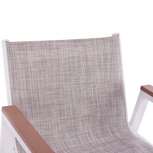 Бял алуминиев бар стол 52x58x108cm Hm5790,01