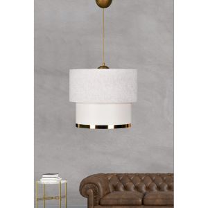 White ceiling lamp Hm7506,01 30x75