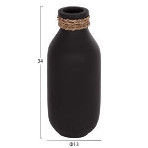 Ваза Cammer Hm4687.01m теракота в Черно-φ13x34hcm.