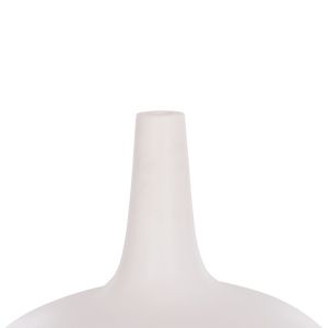 Ваза Deni Hm4663.02m фибро цимент в бяло - Φ30x29.5hcm