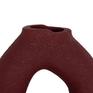 Ваза Hm4667.06s, теракота, червено кестеняво - 17.5x6.5x17 висулки.
