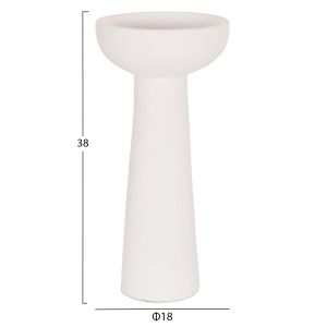 Ваза Lekkan Hm4664.02l теракота в Бяло-φ18x38hcm.