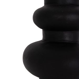 Ваза Lema Hm4664.01m теракота в черно - Φ22x29hсм.
