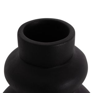 Ваза Lema Hm4664.01m теракота в черно - Φ22x29hсм.