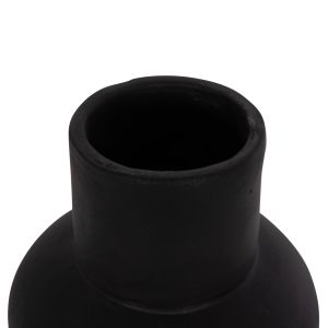 Ваза Lema Hm4664.01s теракота в черно - Φ22x22hсм.