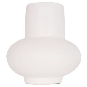 Ваза Lema Hm4664.02s теракота в бяло - Φ22x22hсм.