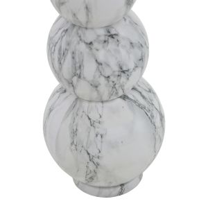 Ваза Lopel Inart метална цвят черен/златен D26x87cm