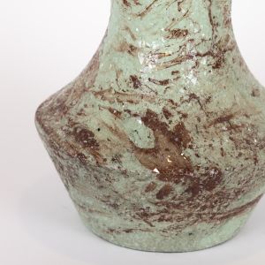 Vase metal mosaic black antique 26x26x39cm