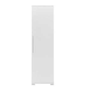 Висок единичен шкаф Diamond1 бял мат 50x35x187cm