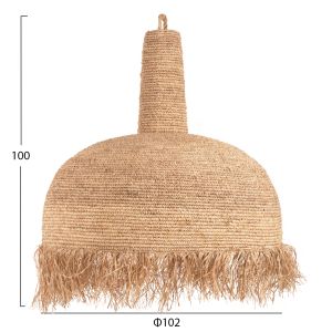 Hanging ceiling pendant lamp palm leaves D102x100hcm