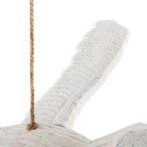 Hanging ceiling decoration seagull Hm4302 albasia wood color white with blue 93x62x12-100hcm