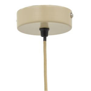 Hanging ceiling lamp Ormen E27 natural materials 50x115cm