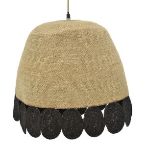 Sonro E27 pendant ceiling lamp, natural materials, 50x115cm