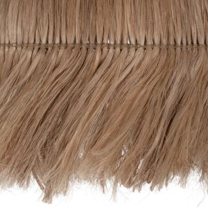 Hanging lamp pendant for ceiling with rope and fibers of abaca or manila hemp boho style 50x50x50hcm Hm7754