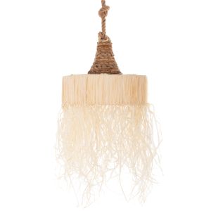 Ceiling pendant lamp with palm leaf fringe D41χ155hcm Hm11921