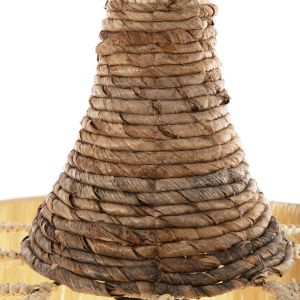 Ceiling pendant lamp with palm leaf fringe D41χ155hcm Hm11921