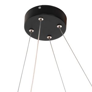 Hanging lamp pendant for ceiling black Led light modern style 52x28x66hcm Hm7522,03