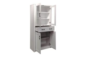 Nisso white display cabinet 80x40x183.5 cm