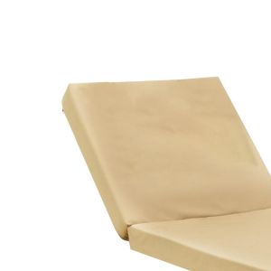 Възглавница за шезлонгг Sadie бежов плат 65x185x7см