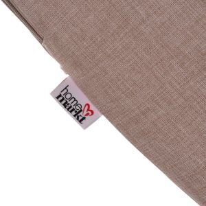 Lounger cushion beige fabric 198x70x20 cm