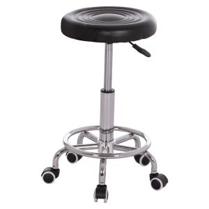 Swivel office chair Iris Hm212.21 black Pu Φ32x45-60hcm.