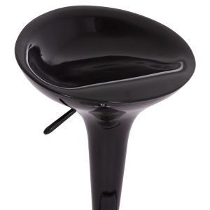 Daisy Hm200.21 Abs swivel bar stool in black - 44x38x85cm.