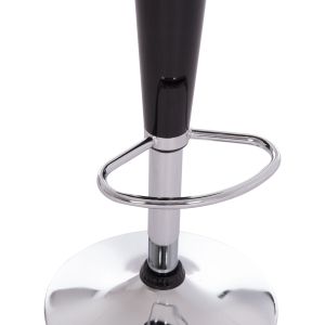 Daisy Hm200.21 Abs swivel bar stool in black - 44x38x85cm.