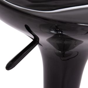 Daisy Hm200.21 Abs swivel bar stool in black - 44x38x85cm.