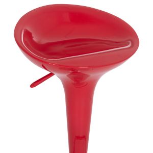 Swivel bar stool Daisy Hm200.24 Abs in red - 44x38x85cm.
