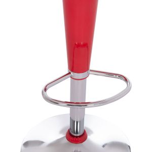 Swivel bar stool Daisy Hm200.24 Abs in red - 44x38x85cm.