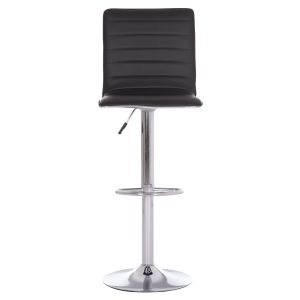 Swivel bar stool Nexus Hm209.21 with black Pu material 43x47x116cm.