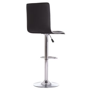 Swivel bar stool Nexus Hm209.21 with black Pu material 43x47x116cm.