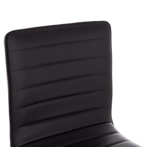Swivel bar stool Nexus Hm209.21 with black Pu material 43x47x116cm.