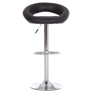 Swivel bar stool Rea Hm203.21 with - black Pu 54x47x96hcm.