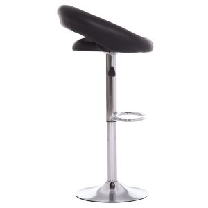 Swivel bar stool Rea Hm203.21 with - black Pu 54x47x96hcm.
