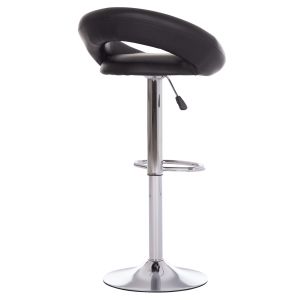 Swivel bar stool Rea Hm203.21 with - black Pu 54x47x96hcm.